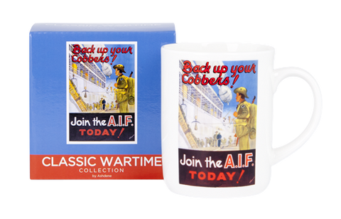 ASHDENE Mug  Classic Wartime AIF