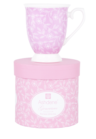 ASHDENE Mug Genevieve Daisy Pink