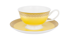 ASHDENE Teacup and Saucer Set Madame Butterfly Tea Party