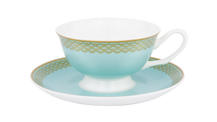 ASHDENE Teacup and Saucer Set Madame Butterfly Tea Party