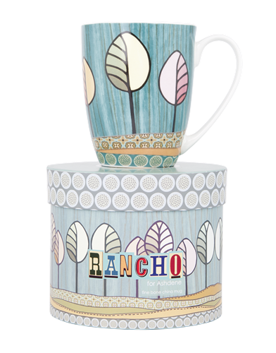 ASHDENE Coupe Mug Rancho Hilltop Trees