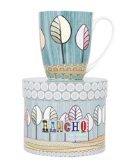 ASHDENE Coupe Mug Rancho Hilltop Trees