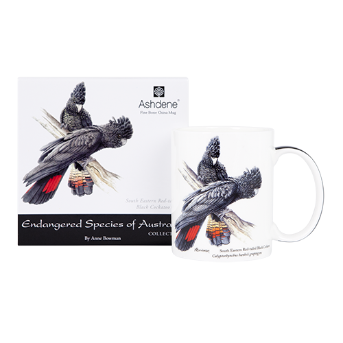 ASHDENE Mug  Endangered Species Black Cockatoo