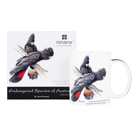 ASHDENE Mug  Endangered Species Black Cockatoo