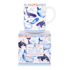 ASHDENE Mug  Deep Blue Whale Tales