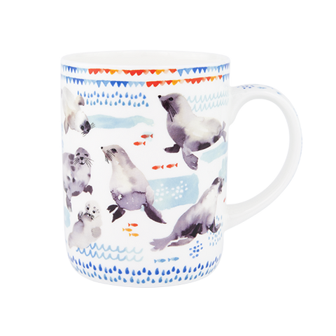 ASHDENE Mug  Deep Blue Seal Appeal