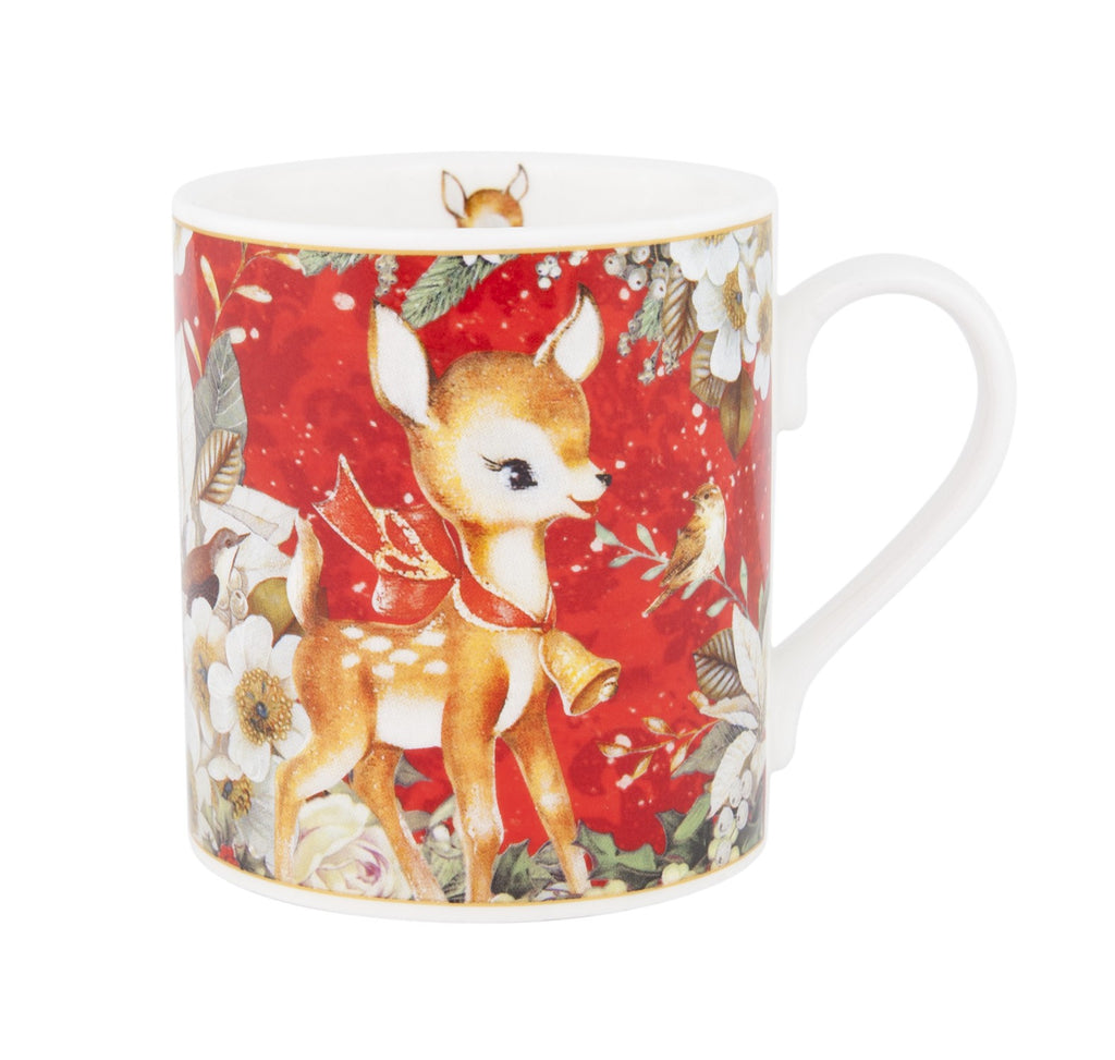 ASHDENE Mug Traditional Christmas Deer