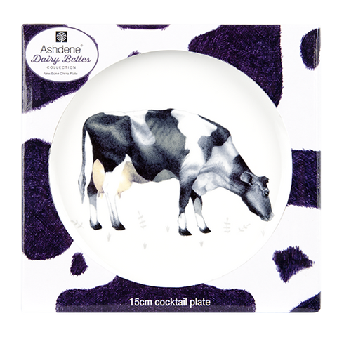 ASHDENE Cocktail Plate Dairy Belles