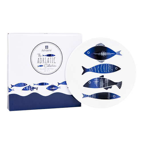 ASHDENE Coupe Plates Adriatic (pair)