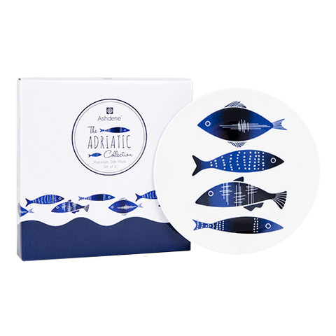 ASHDENE Coupe Plates Adriatic (pair)