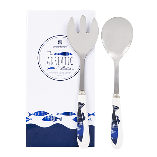 ASHDENE Salad Servers Adriatic