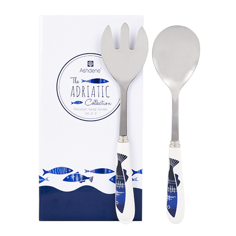 ASHDENE Salad Servers Adriatic