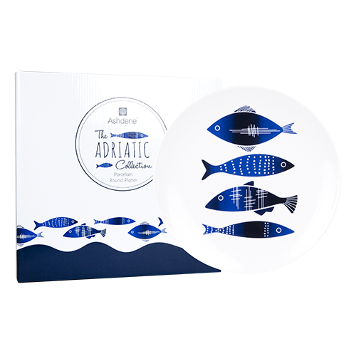 ASHDENE Round Platter Adriatic