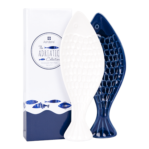 ASHDENE Fish Plates Adriatic (pair)