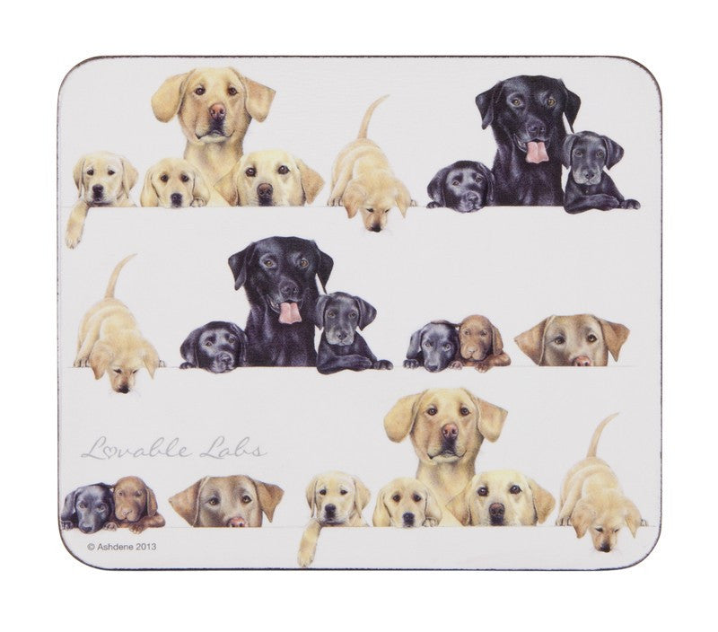 ASHDENE Coasters Lovable Labs