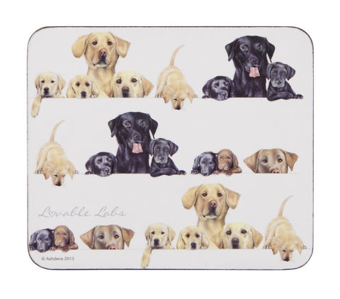 ASHDENE Coasters Lovable Labs