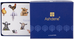 ASHDENE Coasters Farmyard Friends