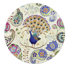ASHDENE Placemats Peacock Fantasy  (round)