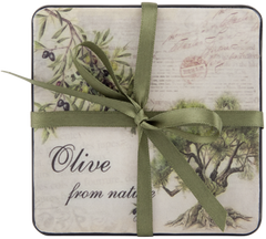 ASHDENE Coasters Mediterranean Olives
