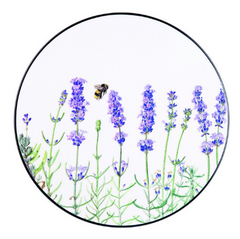 ASHDENE Placemats I Love Lavender (round)
