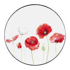 ASHDENE Placemats Poppies (round)