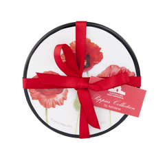 ASHDENE Coasters Poppies (round)