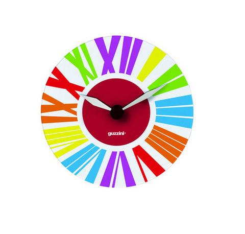 GUZZINI OROLOGIO Happy Time Clock Multi Coloured