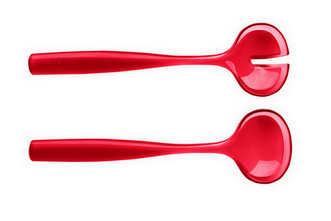 GUZZINI GRACE Salad Servers Red