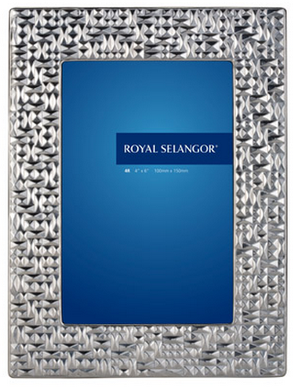ROYAL SELANGOR Pyramid Photo Frame 4x6