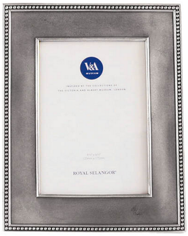 ROYAL SELANGOR Bead Photo Frame 4x6