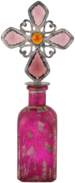 ASHDENE Bottle Large Cross Pink