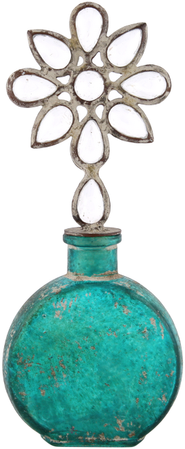 ASHDENE Bottle Flower Teal