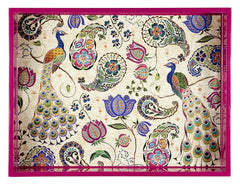 ASHDENE Extra Large Tray  Peacock Fantasy