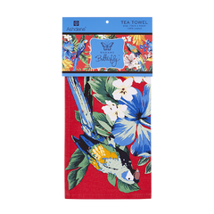 ASHDENE Tea Towel Madame Butterfly Tropical