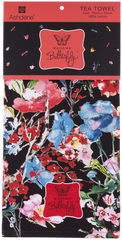 ASHDENE Tea Towel Madame Butterfly Oriental
