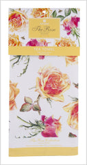 ASHDENE Tea Towel The Rose Tango Yellow