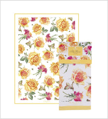 ASHDENE Tea Towel The Rose Tango Yellow
