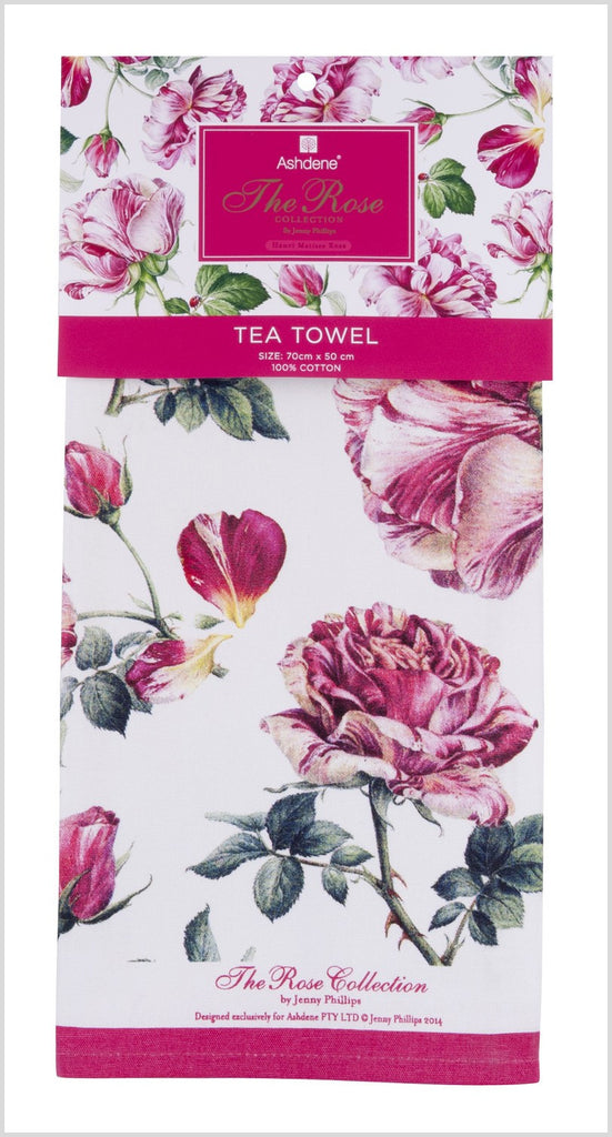 ASHDENE Tea Towel The Rose Matisse Stripe