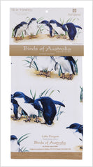 ASHDENE Tea Towel Birds of Australia Little Penguin