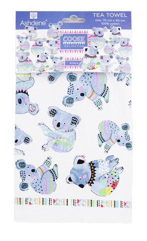 ASHDENE Cooee Koala Tea Towel