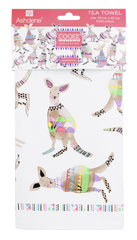 ASHDENE Cooee Kangaroo Tea Towel