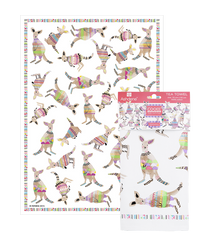 ASHDENE Cooee Kangaroo Tea Towel