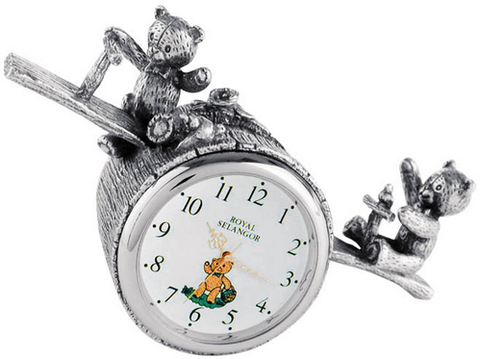 ROYAL SELANGOR Teddy Bears Picnic Playtime Clock