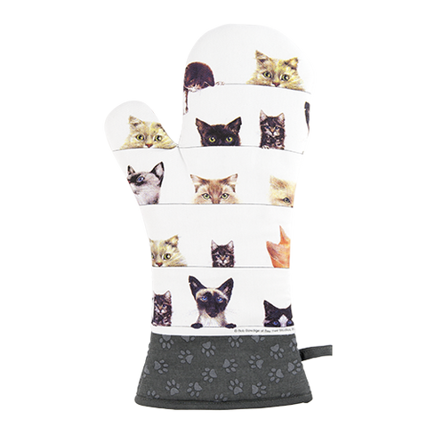 ASHDENE Oven Glove Peeping Felines
