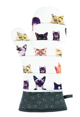 ASHDENE Oven Glove Peeping Felines