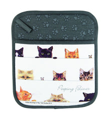 ASHDENE Pot Holder Peeping Felines