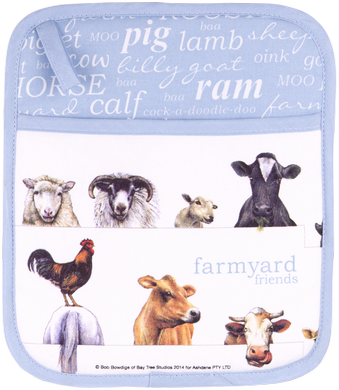 ASHDENE Pot Holder Farmyard Friends