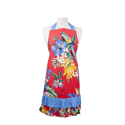 ASHDENE Apron Madame Butterfly Tropical