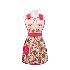 ASHDENE Apron Madame Butterfly Flamingo Rose