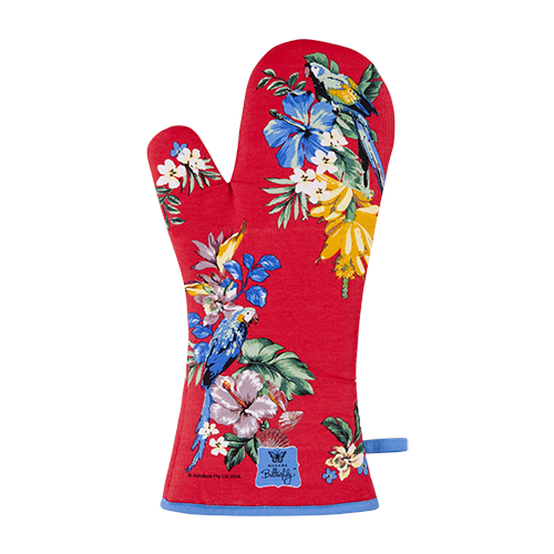 ASHDENE Oven Glove Madame Butterfly Tropical